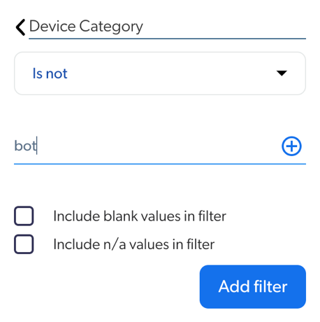 Admin-Named Filter removing bot traffic | Coveo Usage Analytics