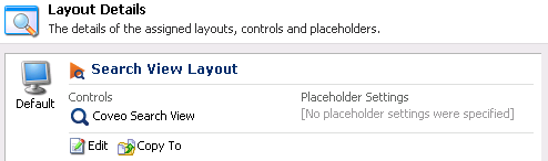 Indeed if you look at the __Standard Values item associated with this template you’ll see that only a Coveo Search View…​ | Coveo for Sitecore 4