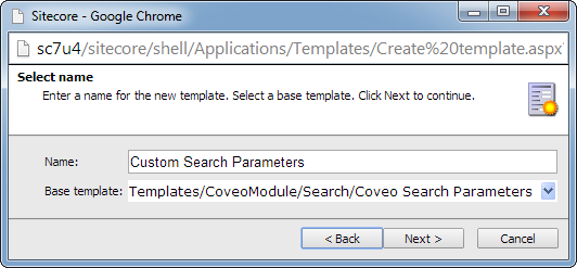Choose Next | Coveo for Sitecore 4
