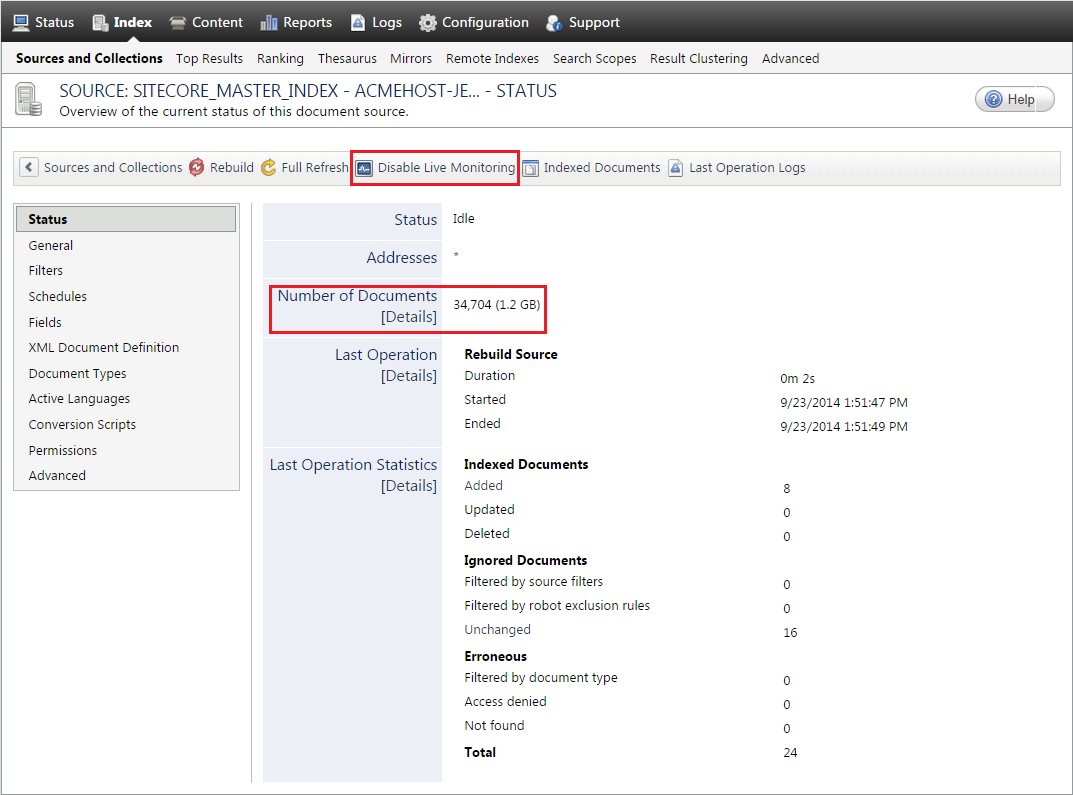 You shouldn’t disable it unless you know exactly what you’re doing | Coveo for Sitecore 4