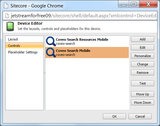 Coveo Search Mobile (Sublayouts/Coveo/Coveo Search Mobile) | Coveo for Sitecore 4