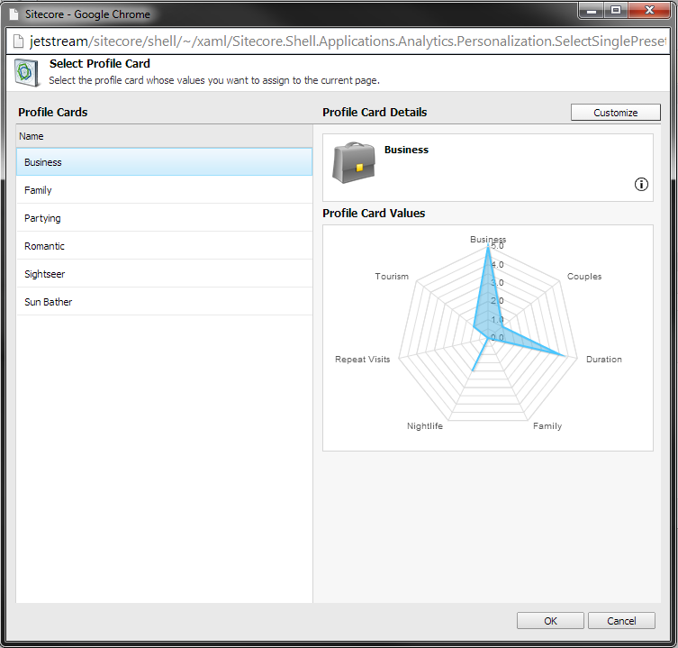 the following window opens | Coveo for Sitecore 4