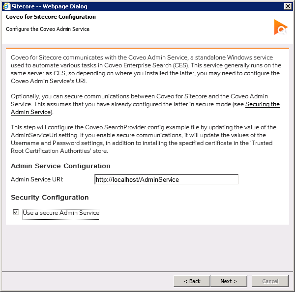 This occurs only when using the Internet Explorer web browser | Coveo for Sitecore 4