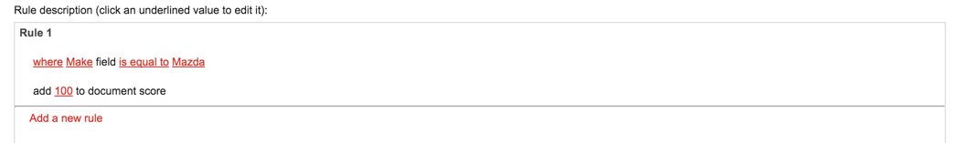 Validate that the action is complete in the Rule Description section | Coveo for Sitecore 4