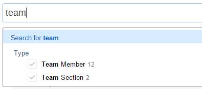Clicking a facet suggestion selects this facet value and refreshes the result page | Coveo for Sitecore 4