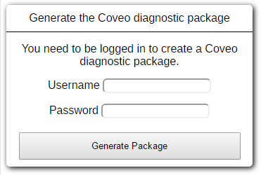 If you try to download the package without having the proper authentication the following page will be shown  | Coveo for Sitecore 4