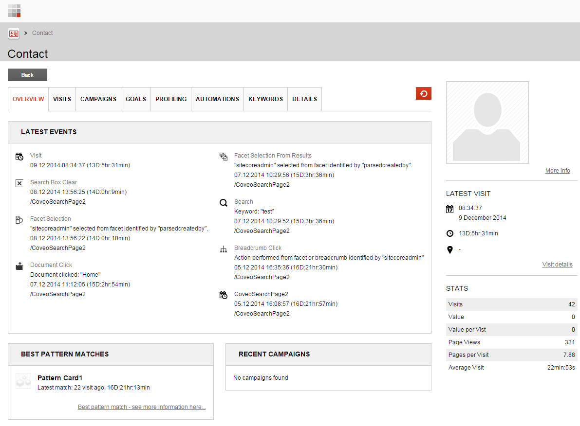 When the Coveo Analytics component is enabled on a search page you’re able to see Coveo Page Events logged in there | Coveo for Sitecore 4