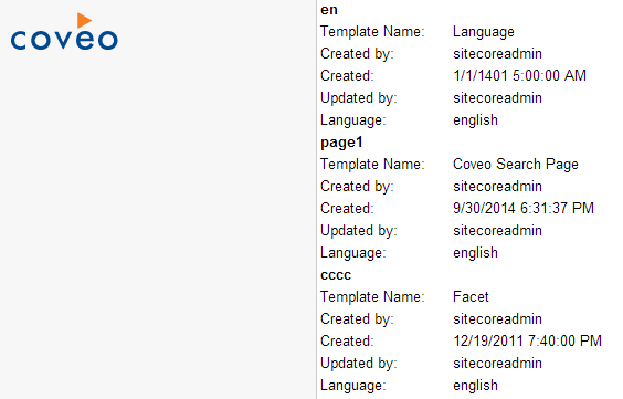 You will get a page with search results completely generated on the server side | Coveo for Sitecore 4