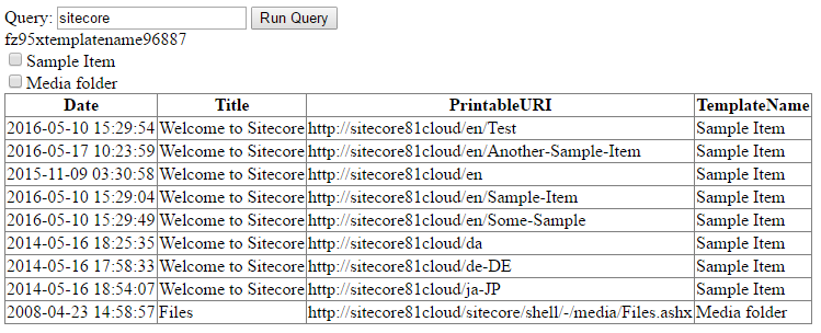 The new search page should look like this | Coveo for Sitecore 4