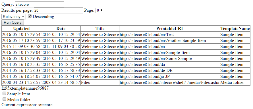 Your page should look similar to this | Coveo for Sitecore 4