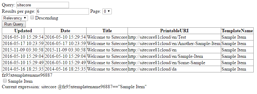 The result should look like this | Coveo for Sitecore 4