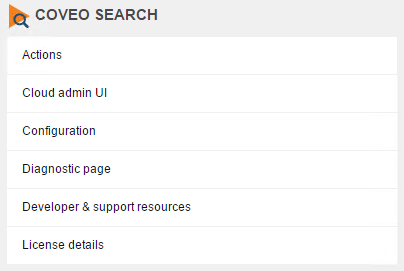 In the Sitecore Control Panel under Coveo Search click Cloud admin UI | Coveo for Sitecore 4