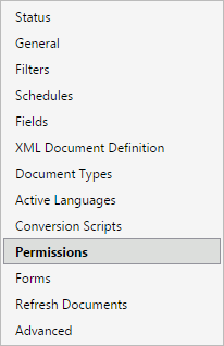 Select the Permissions tab | Coveo for Sitecore 4