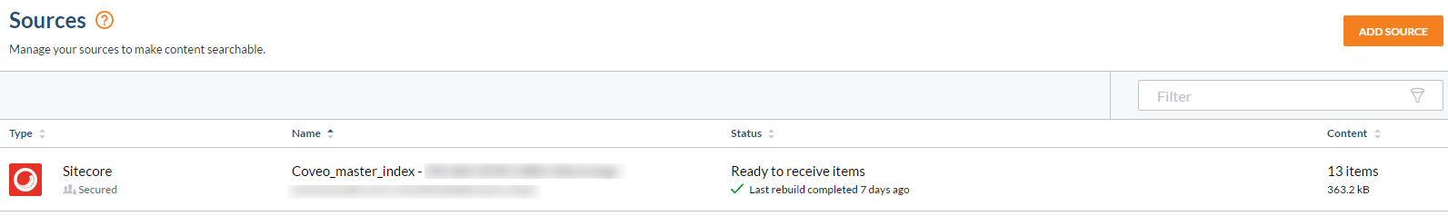 You can see how many items it actually indexed under Content | Coveo for Sitecore 4
