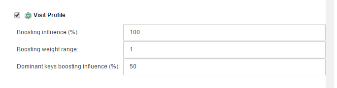 The following parameters should appear | Coveo for Sitecore 4