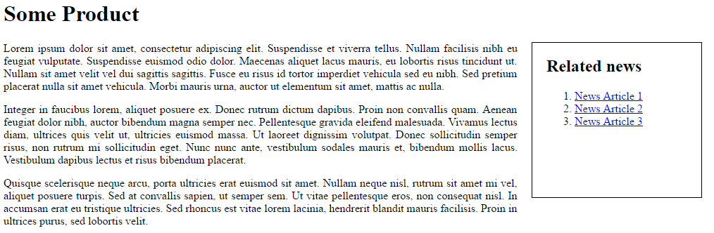 The Related news component is search-driven and uses the Search Provider API (via LINQ) to return its results | Coveo for Sitecore 4