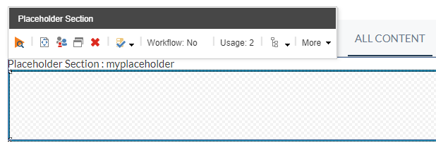 If you don’t see it ensure that you have properly configured the Placeholder Settings for the key entered in the Data Source | Coveo for Sitecore 4