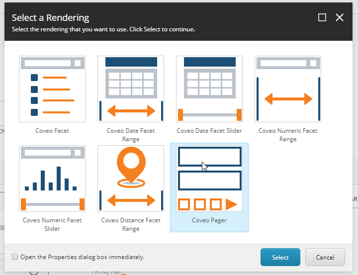 You should now be able to add the component from the extender to the provided placeholder | Coveo for Sitecore 4
