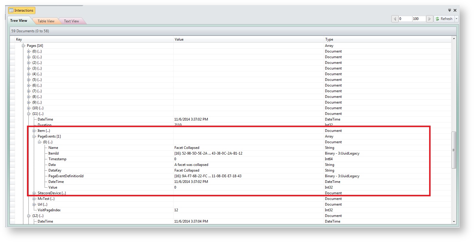 In the xDB database (Sitecore 7.5+ instances) you should see | Coveo for Sitecore 4