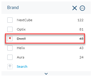 This event is triggered when the user includes a value that was previously excluded in a facet | Coveo for Sitecore 4