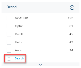 This event is triggered when the user searches for a value in a facet | Coveo for Sitecore 4