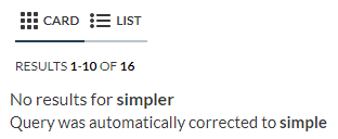 This event is triggered when the user clicks a query suggest or when the query is automatically corrected because of a…​ | Coveo for Sitecore 4