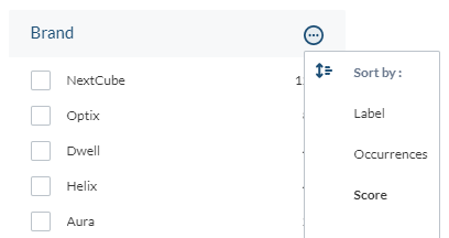 This event is triggered when the user sorts a facet by any criterion | Coveo for Sitecore 4