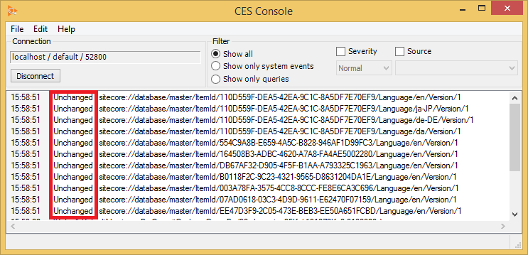 Unchanged items should be flagged as Unchanged and modified items should be flagged as Indexed | Coveo for Sitecore 4