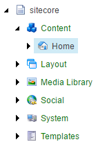 In the left side of the panel (Content Tree) select the item that you want to re-index | Coveo for Sitecore 4