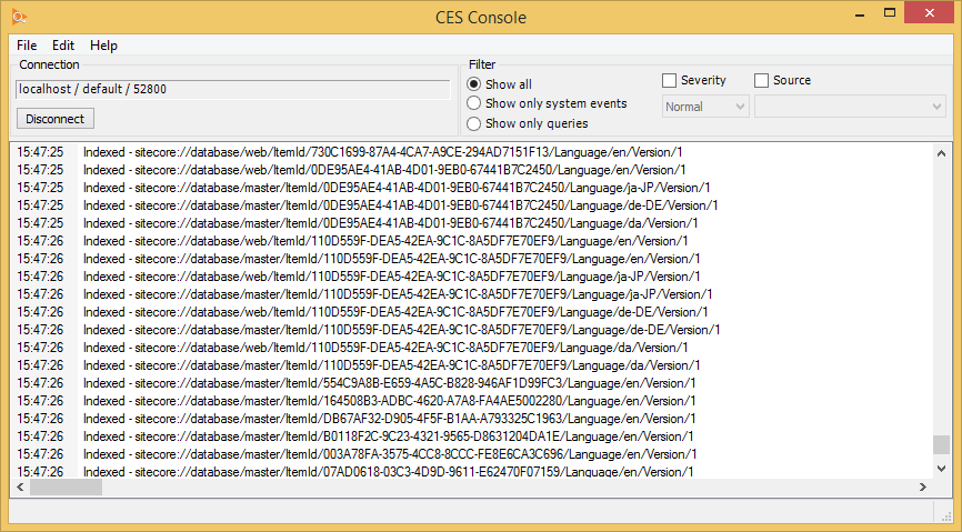 The vast majority should be flagged as Indexed | Coveo for Sitecore 4