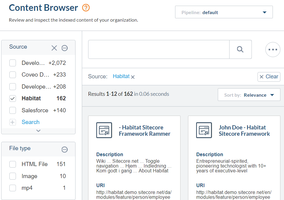 You can use it to validate whether any field that you configured is properly indexed | Coveo for Sitecore 4
