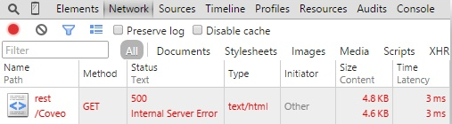 When examining the network transactions on the JavaScript Search UI page using a tool similar to Chrome Developer Tools you…​ | Coveo for Sitecore 4