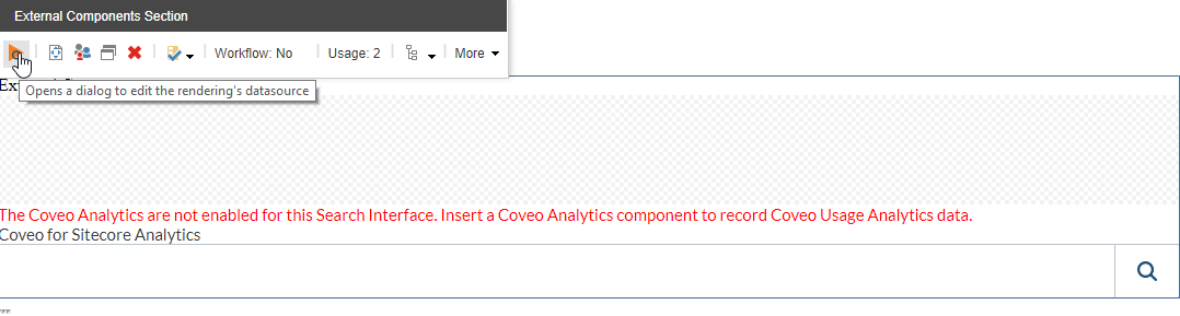 External Component Edit