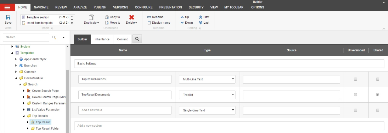 The Top Result template looks like this | Coveo for Sitecore 4