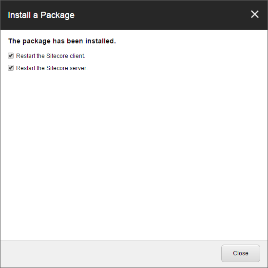 Install a package