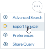 Export Menu Option | Coveo for Sitecore 5