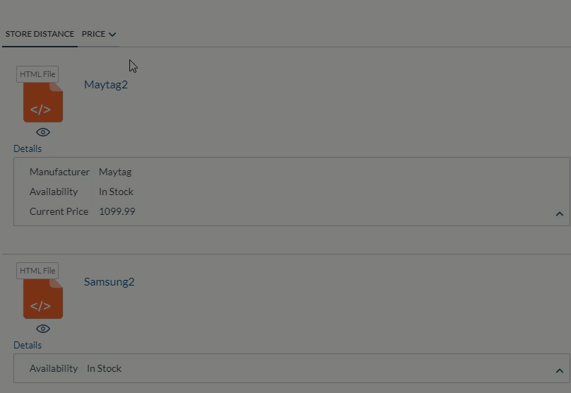 Field Sort example | Coveo for Sitecore 5