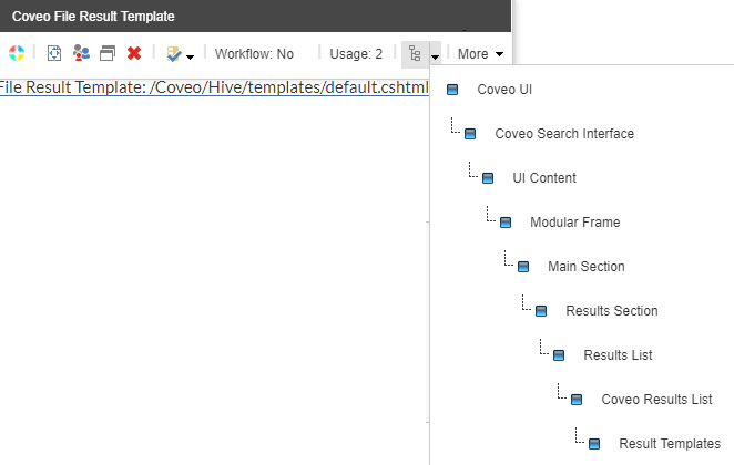 Result template parent components | Coveo for Sitecore 5