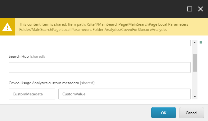 CustomMetadata | Coveo for Sitecore 5