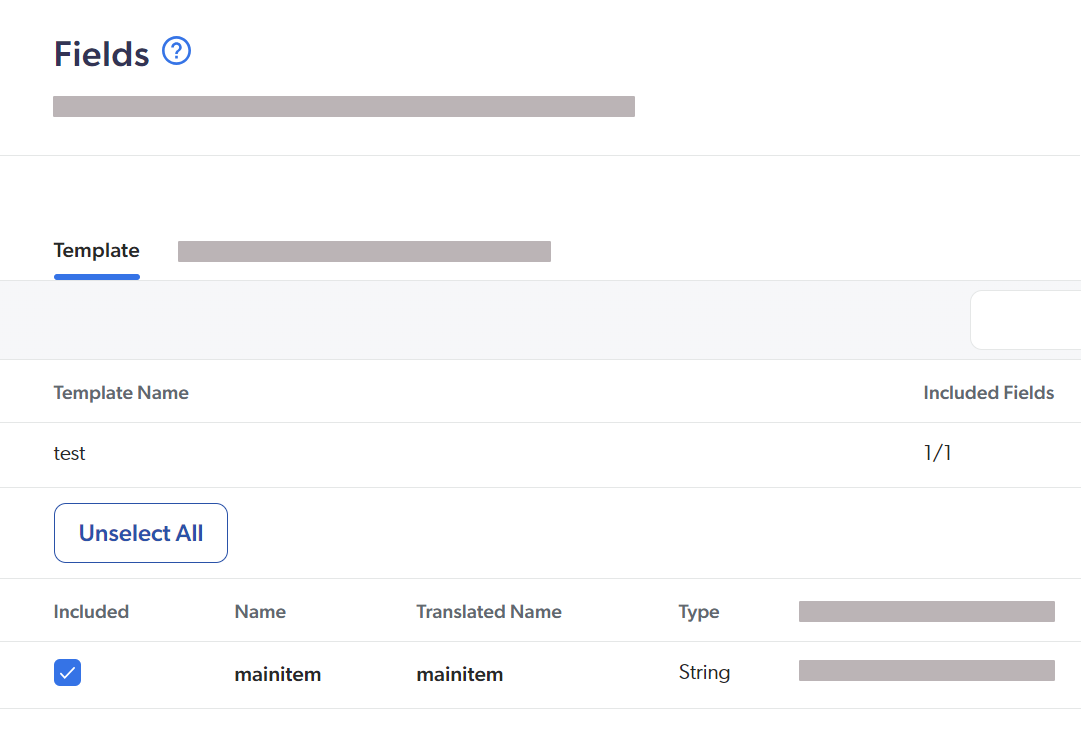 Including a Sitecore template field called mainitem | Coveo