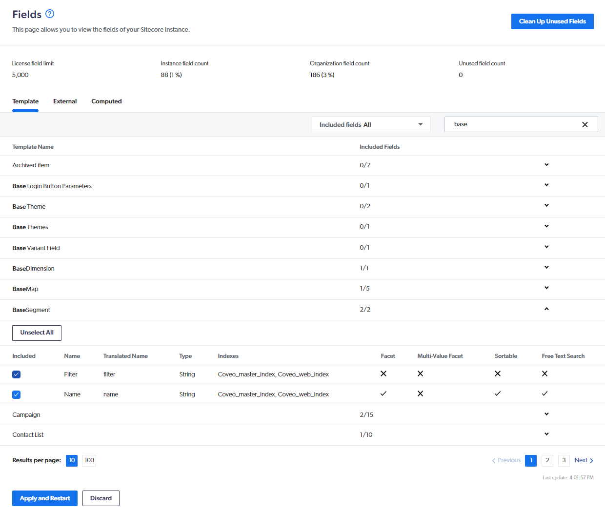 Indexing manager fields | Coveo for Sitecore 5