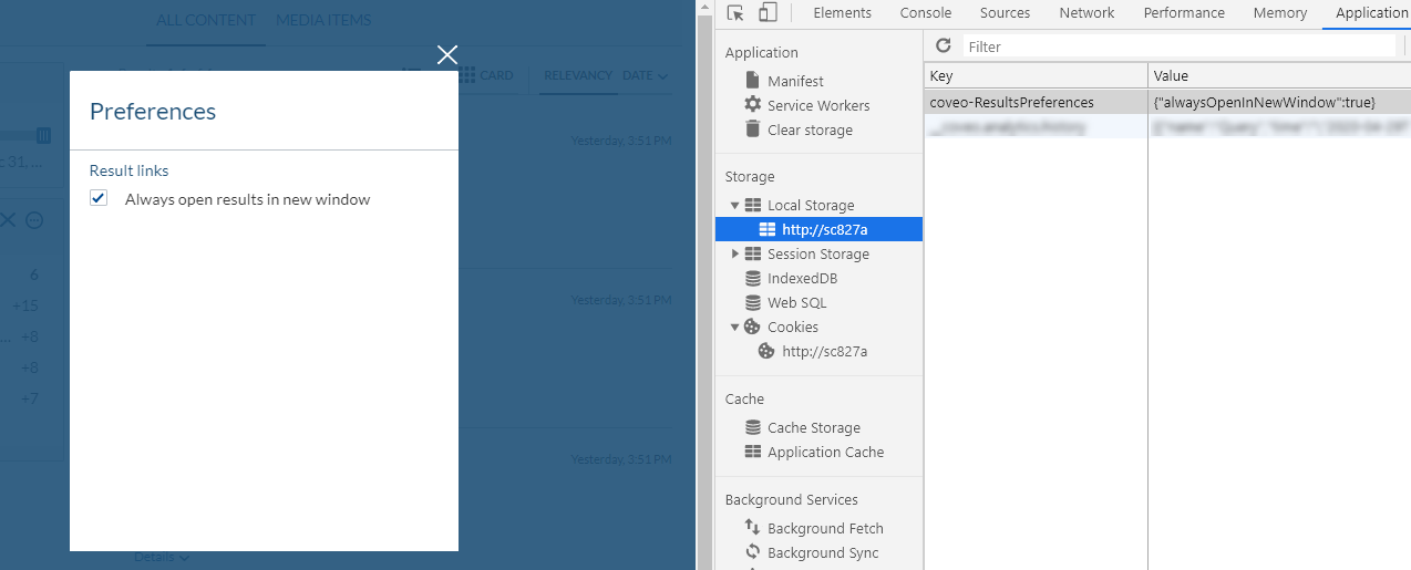Results Preferences Sample | Coveo for Sitecore 5