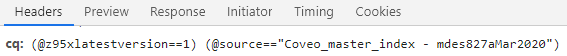Sitecore instance filter cq value | Coveo for Sitecore 5
