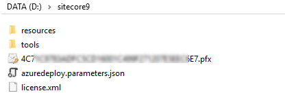 Screenshot of a Windows folder showing resources and tools folders