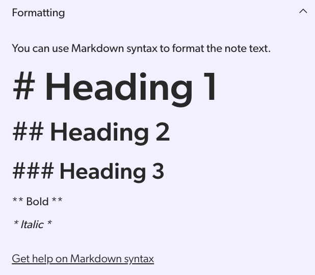 Note card format example | Coveo Analytics