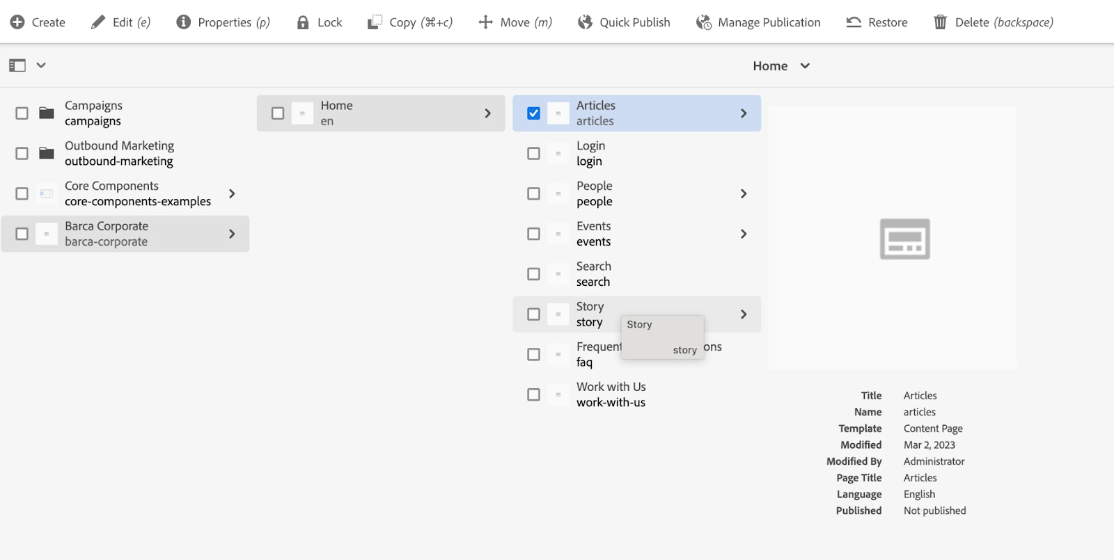 Sources | Adobe Experience Manager Select where you want to enable sitemap generation