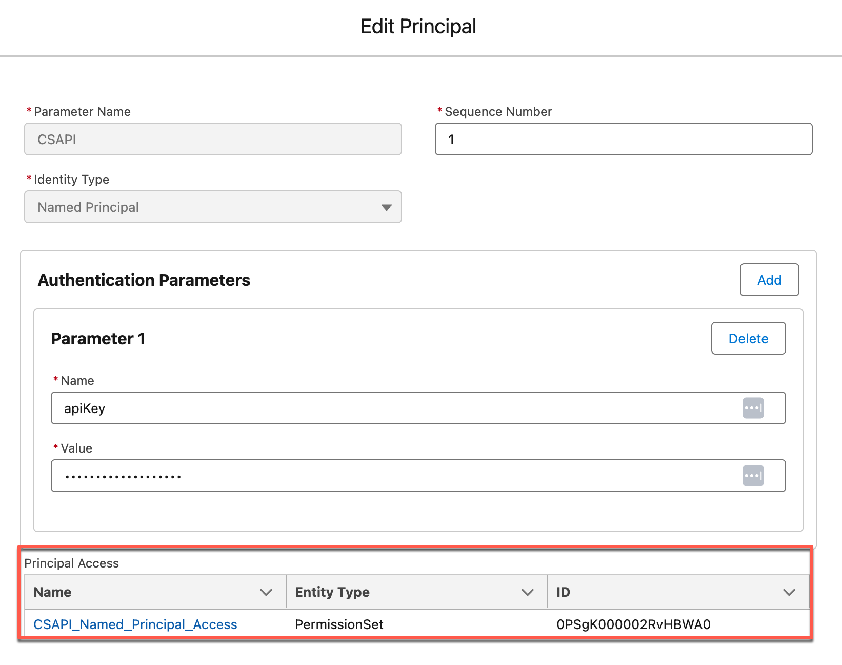 Edit principal panel | Coveo for Agentforce