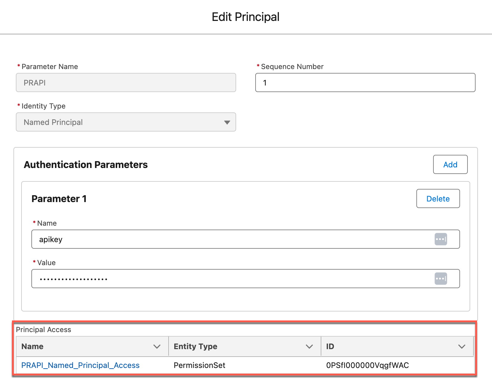 Edit principal page | Coveo for Agentforce