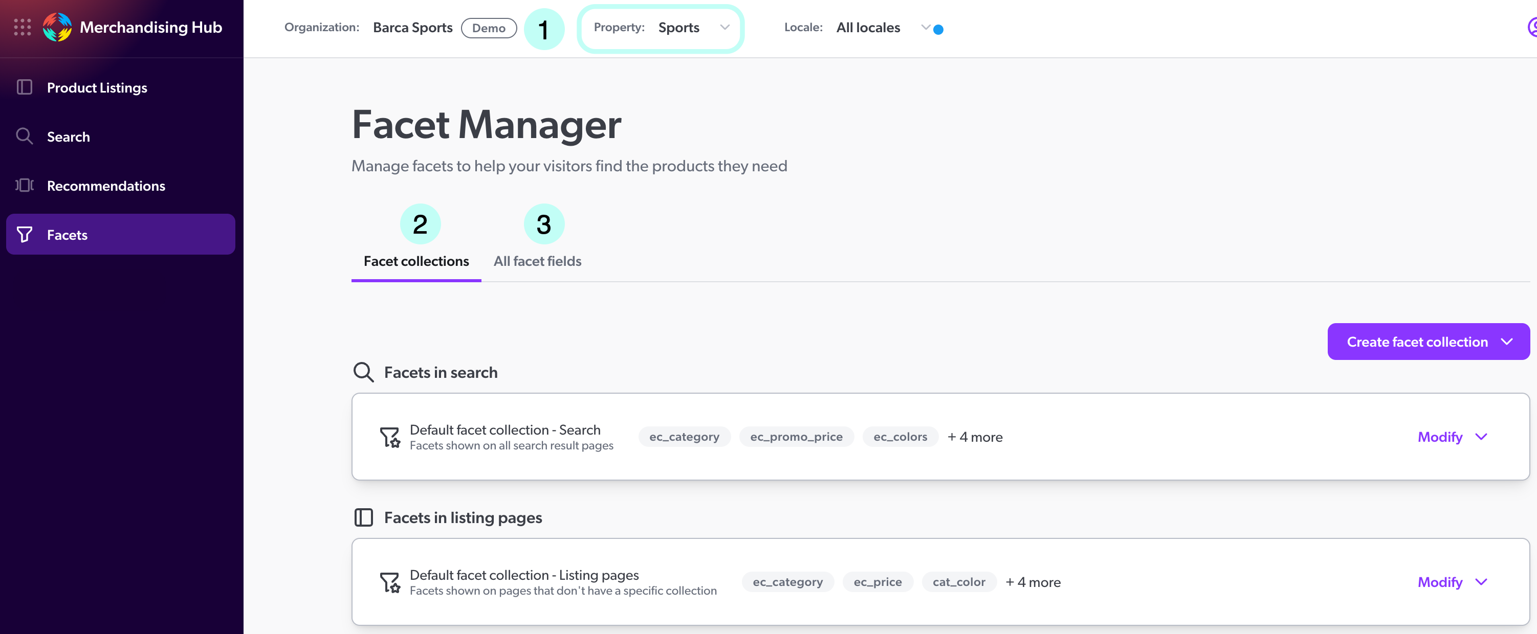 Anatomy of the Facet manager | Coveo