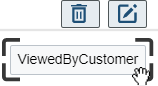 Coveo Interface Editor showing ViewedByCustomer component in result template